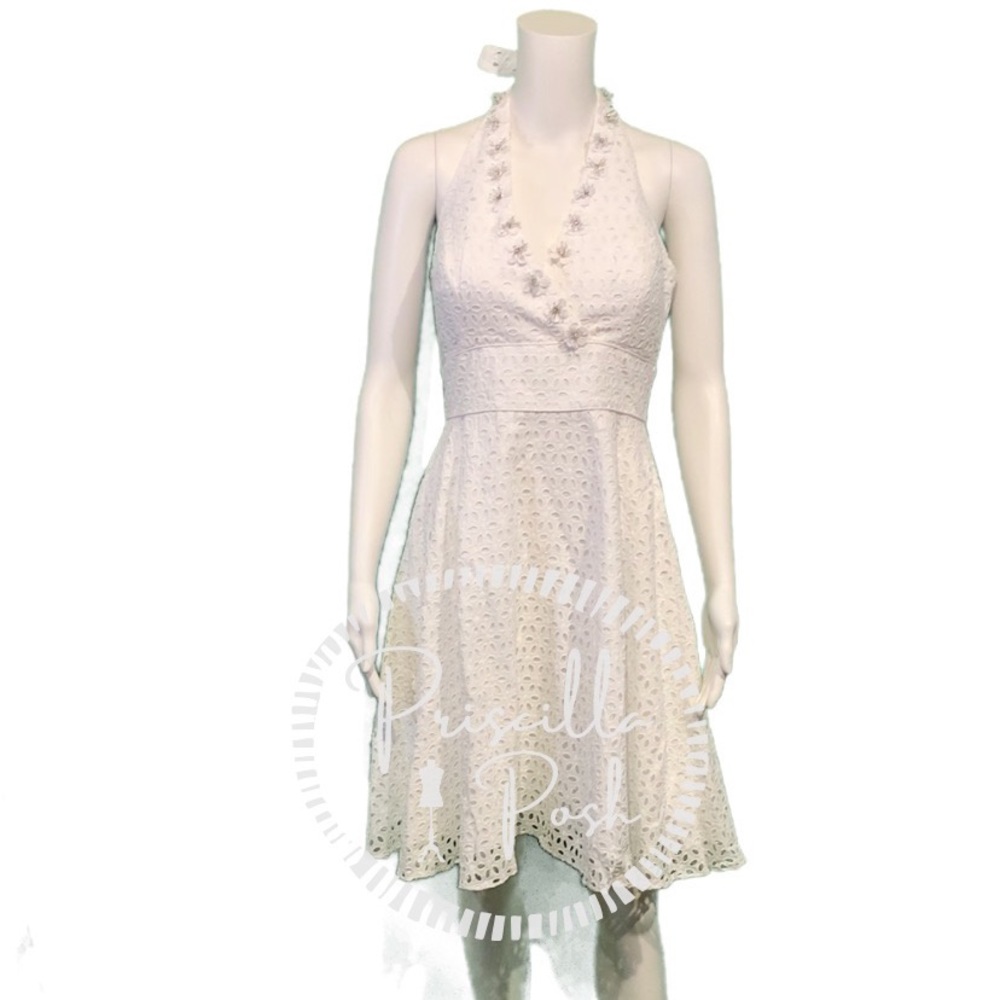 NWT Lilly Pulitzer “Willa Midi Dress” White Halter - Picture 10 of 14